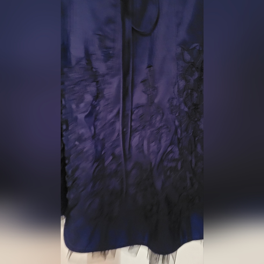 * XSCAPE royal blue cocktail dress Final Discount - Picture 6 of 9